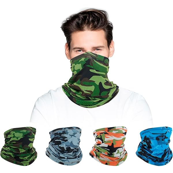 Foulard Multifunzione Elastico - Antivento, UV Per Ciclismo E Escursionismo