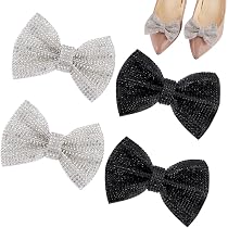 Produktbild von HEMOTON 2 Stück Schuhclips Strass Hochzeitsschuh Schnallen