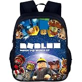 Roblox Backpack, 3D Printed Children's Backpack, Mochil 14 Inch Children School, Anime For Kindergarten School 5 Years