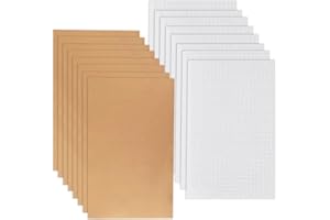 DAGORD 8 Stück Antihaft Silikon Dehydrator Blätter und 8 Stück Antihaft Teflon Dehydrator Dürrgerät Blätter Rechteck Dörrfolie für Dörrautomat 27x17cm Wiederverwendbare Lebensmittel Dehydrator Matten