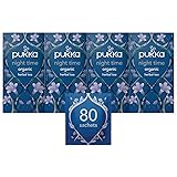 Pukka Herbs | Night Time Organic Herbal Calming Tea | Lavender, Oat Flower, and Limeflower | Natural Sleep Tea | Perfect for 