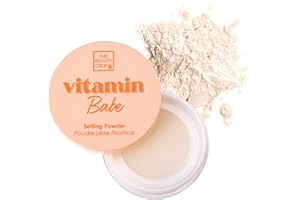The Beauty Crop Vitamin Babe Setting Powder - Talc-Free Loose Powder for Flawless Finish - Translucent Shade - 0.35 oz