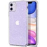 Spigen Liquid Crystal Glitter Hülle Kompatibel mit iPhone 11 -Crystal Quartz