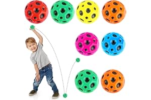 NVIYAM 8 Stück Moon Ball - Hohe, springender 7cm Spaceball, leicht zu greifen und zu fangen, galaxy mit knallendem Geräusch, lava springtoy