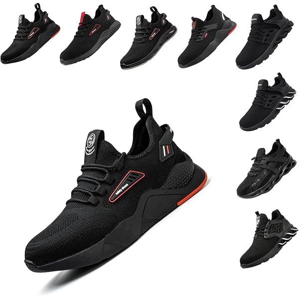 Chaussures De Sécurité Hitmars - Embout Acier 200J, Antidérapantes, Respirantes - Hommes/Femmes GR.36-48