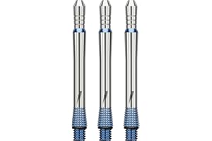 Target Darts Phil Taylor Gx2 Raw Power Titanium Dart Shaft, Short/Intermediate/Medium | Player Edition Aluminium Shafts, 2BA Thread, Professional Dart Accessories