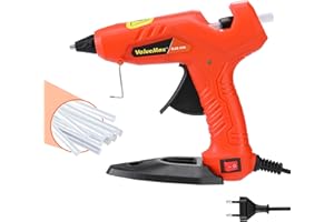 ValueMax Heißklebepistole klein, 30W Klebepistole mit 20 Klebesticks 7x100 mm, schnelle Aufheizung, für DIY, Kunst und Reparatur zu Hause