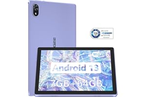 DOOGEE U9 Tablet 10 Pollici, 7GB RAM+64GB ROM/TF 1TB, Tablet Android 13, Tablet in Offerta BT 5.0, Tablet Gaming, Tablet Bambini WiFi-6 | 5060mAh | 1280 * 800 | 5MP+2MP | Widevine L1 | TÜV SÜD | OTG