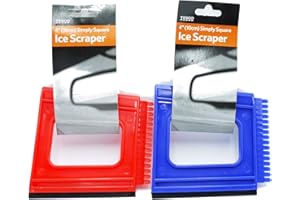 Chill Factor Ice scraper 10cm in Blue or Red