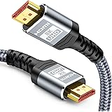 2.1 HDMI Cable 8K(2m),Snowkids hdmi Ultra HD lead High speed 48Gbps Ultra HD 8K@60Hz,4K@120Hz,4320P, 2160P, 1080P, eARC, VRR 