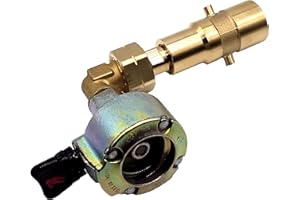Gomet 27mm Patio Clip On Gas Bottle Adapter with UK Bayonet Outlet for LPG Refilling