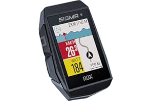 SIGMA SPORT ROX 11.1 EVO Black | Bicycle Computer Wireless GPS & Navigation Including GPS Holder | Outdoor GPS Navigation wit