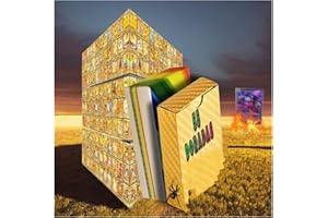 Douer Nuevo 55 Cartas Pok de Lamina con Alto Ataque, Material de PVC, Cartas de Colección, Version Ingles (Gold)