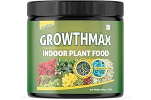 GROW MATE GrowthMax Indoor Plant Food - Organic, Spill-Free, Odor-Free, Child & Pet-Safe Houseplant Food for All Indoor Plants (150 Gram)