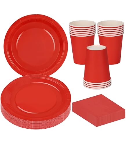 Heboland Kit Vaisselle Anniire Licorne pour 25 Invités, 125pcs