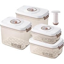 Kit Conservation Sous Vide ONIMACO - 2 Récipients Verre + 10 Sacs + Pompe Automatique - Pour Microondes, Four, Congélateur