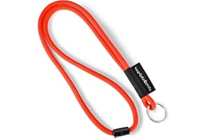 webbomb® Tubular Lanyard zweifarbiges Schlüsselband - rund weich und lang mit Sicherheitsverschluss und Schlüsselring als Schlüsselanhänger Key Chain für Ausweis Handy Schlüssel