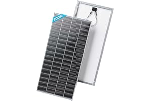 RENOGY 200W 12 Volt Solarpanel Monokristallin Solarmodul Photovoltaik Solarzelle Ideal zum Aufladen von 12V Batterien Wohnmobil Garten Camper Boot