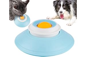 GENERIC Pet Lick Bowl for Dogs Cats, Liquid Food Slow Feeder Lick Mats, Dog Licks Roll Ball, Non-Slip Licking Bowl Enrichment Toys for Dog Calming & Anxieties Relief
