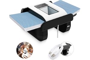 YHX-OU Automatic Card Shuffler Machine 2Decks Playing,Rechargeable Card Shuffling Machine,Upgraded Playing Card Shuffler for UNO, Blackjack,Texas Hold'em, Family Card Game