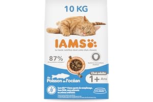 IAMS Croquette au Poisson pour Chat Adulte 10 kg