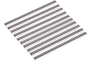 Amusingtao 10 pezzi 82 mm lame di ricambio HSS reversibili pratiche per Makita per Bosch