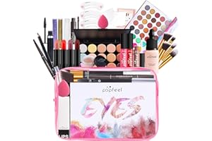 FantasyDay 5St Schmink Set Pflegeset Make-up Kit Kosmetik Set Weihnachten Makeup Schminkoffer Beauty Makeup Set mit Wimperntusche, Eyeliner, Augenbrauenstift, Lippenstift Und Concealer Stick #3