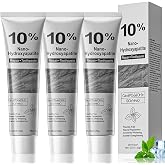 Toivize 3 Pieces Fluoride Free Hydroxyapatite Toothpaste | Hydroxyapatite Toothpaste for Enamel Care, Deep Cleansing and Mint