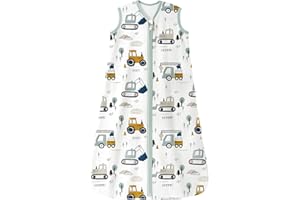 Unnivoll Sacco Nanna Estivo 12-18 Mesi, 0.5 Tog, 100% Cotone Sacco Nanna Neonato Bambini Primavera