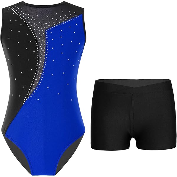 Costume Babbo Natale Per Bambina - Body Ginnastica Con Cappello, Per Balletto, Pattinaggio E Feste