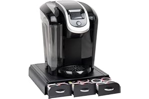 Mind Reader "Anchor" Coffee Pack Cassetto per Keurig Vue Packs, Keurig Ktazzs, capsule Nespresso, cialde CBTL/Verismo o T-Discs Tassimo Per K-Cup, CBTL, Verismo, Dolce Gusto Taglia unica Nero