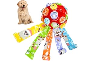 YGACHE Schnüffelball für Hunde Snuffi Master Leckerli Spielzeug Hund Dog Spiel Interaktives Hundespielzeug Intelligenz Futterball Denkspiele Leckerli Ball Geschenke Snackball für Hunde Groß/Mittelgroß/Klein