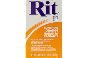 Rit Purpose Powder Dye, Sunshine Orange, Fabric, 1 1/8 oz