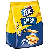Tuc Crisp, Sfogliatine Croccanti a Base di Patate cotte al Forno con Grano 100% Italiano, 150g (multipack 5 bustine da 30g)