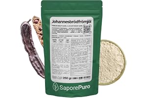 Karob frö mjöl (E410) – perfekt för glass och sorbetet – 100 % ren – 250 g
