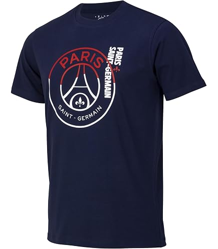 T SHIRT SUPPORTER PARIS SAINT GERMAIN - PSG BIG LOGO ADULTE BLEU PSG