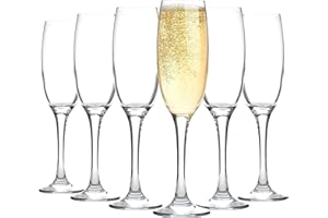 Argon Tableware Flûtes à Champagne - Lot de 24 Verres - 220 ML
