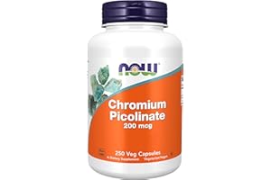 ‎NOW Now Foods, Chromium Picolinate, 200 mcg (Kapseln, 250, stück)
