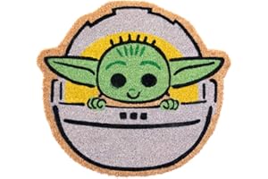 Grupo Erik Felpudo Star Wars Grogu - Felpudo Entrada casa Friki : Tapete Entrada casa, Decoracion hogar | Alfombra Exterior de Fibra de Coco Antideslizante e Impermeable (50x55cm)