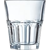 Arcoroc - Collezione Granity - 6 bicchieri bassi da 27 cl in vetro temperato impilabili -Uso professionale - Estremamente res