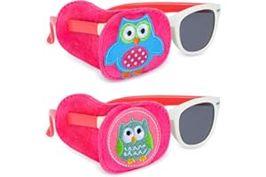 Hifot Osłona na oko dla dzieci 2 szt., medyczna osłona na oko dla dorosłych i dzieci, osłona na oko dla dorosłych i dzieci, ochraniacze na okulary na oczy dla dziewczynki