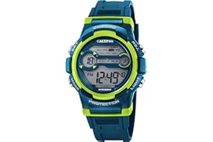 CALYPSO Reloj Infantil K5808/3 Digital Crush Caja de Caucho Multi Correa de Caucho Azul