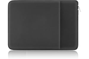 HEDUGO Funda Protectora para Portátil de 13-14 Pulgadas Compatible con MacBook Air/Pro, Chromebook y Otros portátiles con Bolsillo para Accesorios con Cremallera para Portátil de 13” a 14”