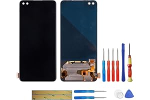 swark TFT Kompatibel mit OnePlus Nord & OnePlus Nord(5G) & OnePlus 8 Nord 5G & OnePlus Z (Schwarz ohne Rahmen) (No Fingerprint) LCD Display Touchscreen Digitizer Assembly Glas + Tools