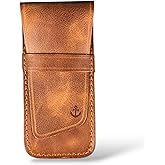 Genuine Leather Minimal Pen Holder (Taba)