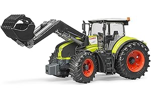 bruder 03013 - Claas Axion 950 z ładowaczem czołowym - 1:16 Ciągnik, traktor, buldog, rolnictwo, farma, leśnictwo, bworld, przyczepa