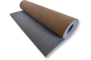 TAPHICEROS Techo Interior de Coche, marrón, 200 cm x 180 cm, Vendido por metros, tela para Revestimiento de Coches, Renovación de Tapicería Interior Textil para Coches, Caravanas, Barcos, Camping