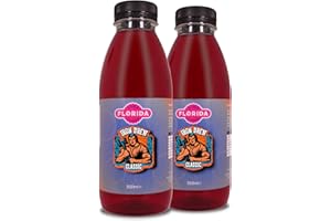FLORIDA SODA SYRUPS Florida Soda Syrup Compatible With Sodastream - Twin Pack, Aspartame & Sugar Free (500 ml (Pack of 2), Iron Brew)