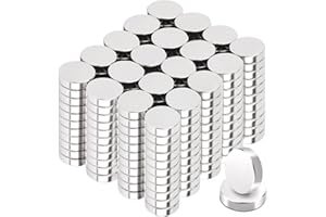 Aenienoe 220 Pezzi Calamite Piccole Calamite Potenti Magneti Neodimio 8x2mm Tonde Calamite Frigorifero Lavagna Magnetica Scientifico Magnete Industriale