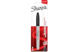 SHARPIE marqueurs indélébiles | pointe fine | encre noir permanent | Lot de 1
